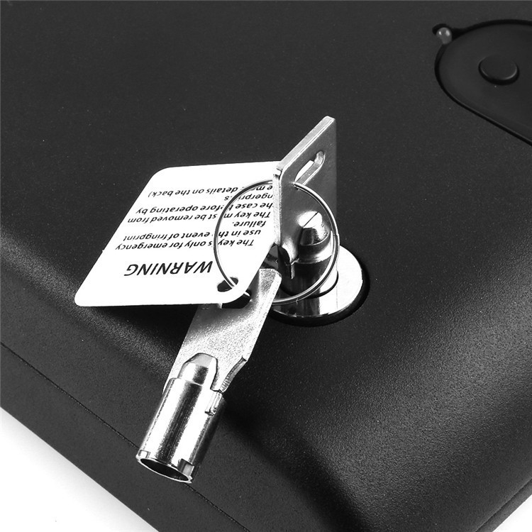 1-Gun Portable Car Fingerprint Lock Handgun Safe TSA Travelling Lock Box S45F