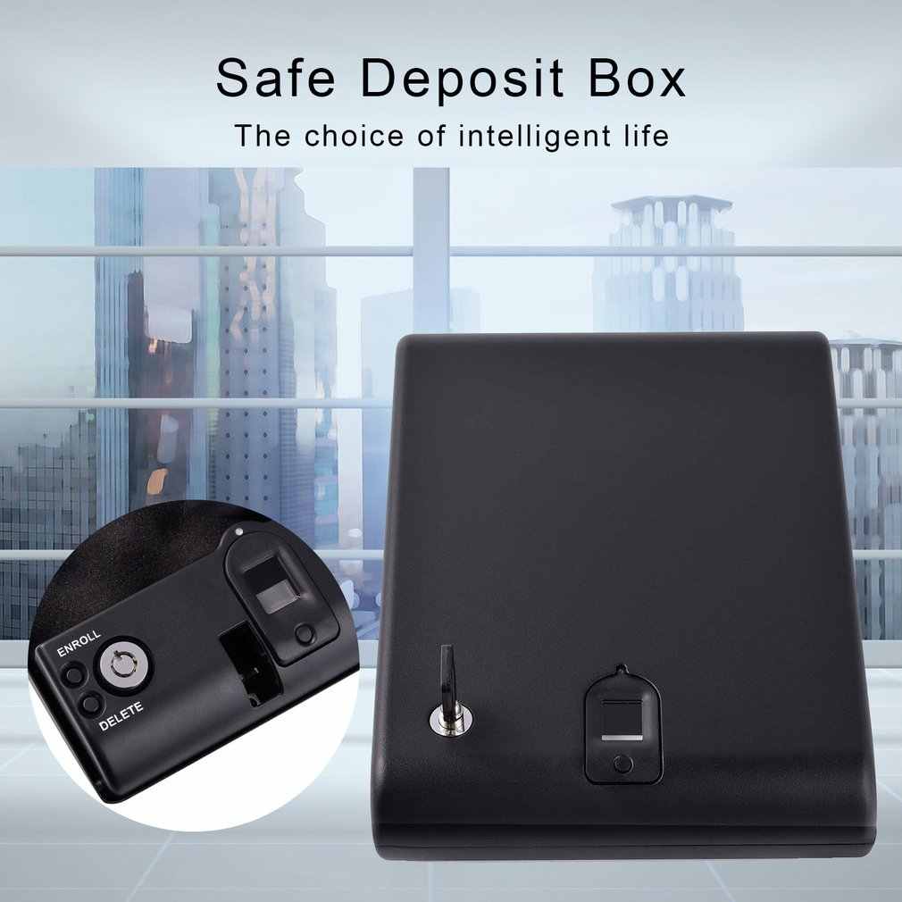 1-Gun Portable Car Fingerprint Lock Handgun Safe TSA Travelling Lock Box S45F