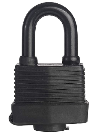 Waterproof 50mm Security Laminated Padlock with Hardened Steel Shackle LW50K